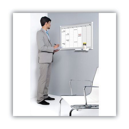 Mastervision 24"x36" Weekly Planner Board, White GA0396830